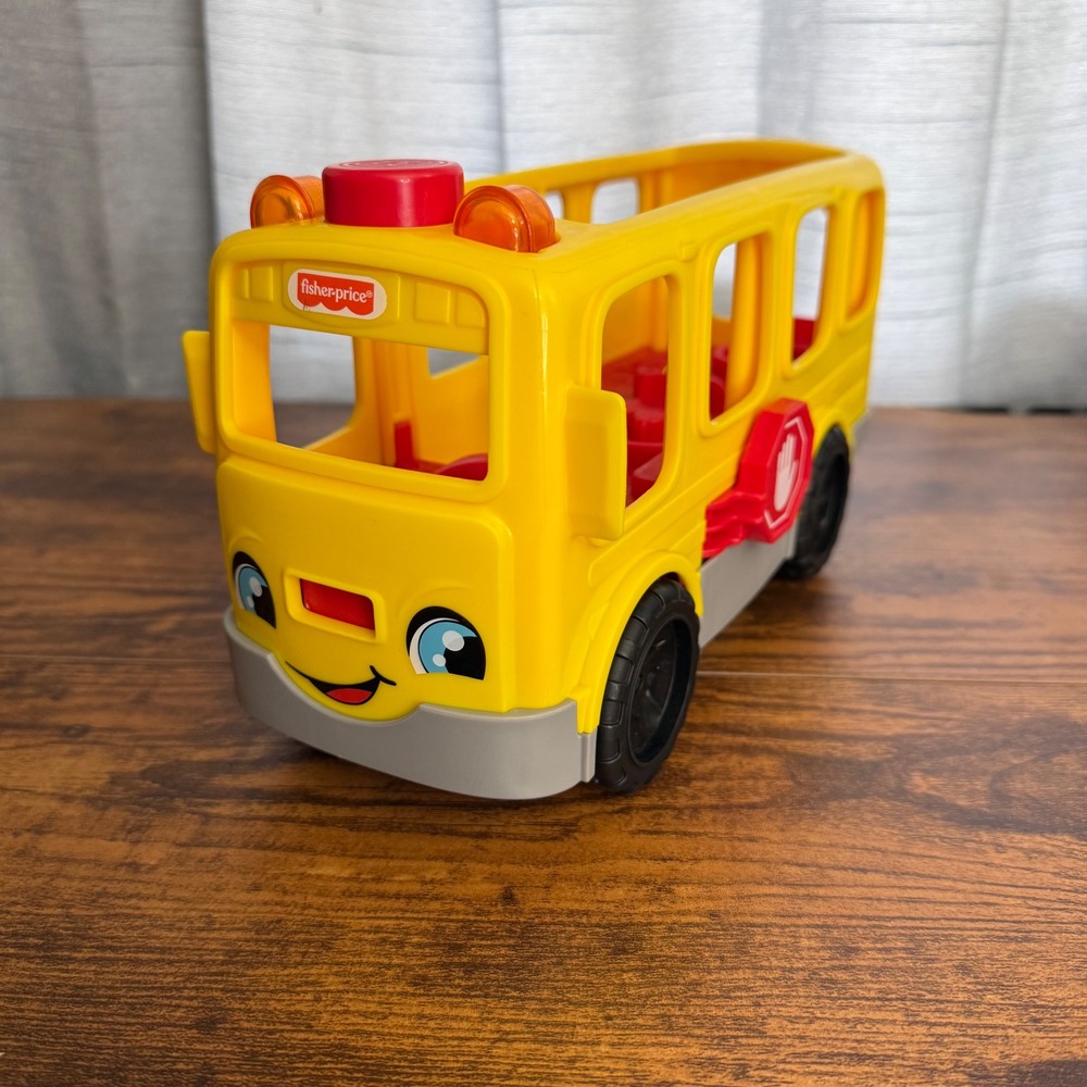 Fisher-Price Little People Sit with Me‎ School Bus Yellow Musical Toy 2016